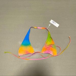 NEW WITH TAGES Frankie’s Bikinis - Harlow Top in color serotonin. Size small.